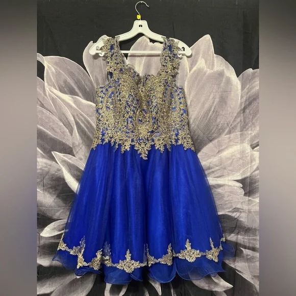 green emerald velvet dress Gold Lace Royal Blue Velvet Long Sleeve Prom Gown